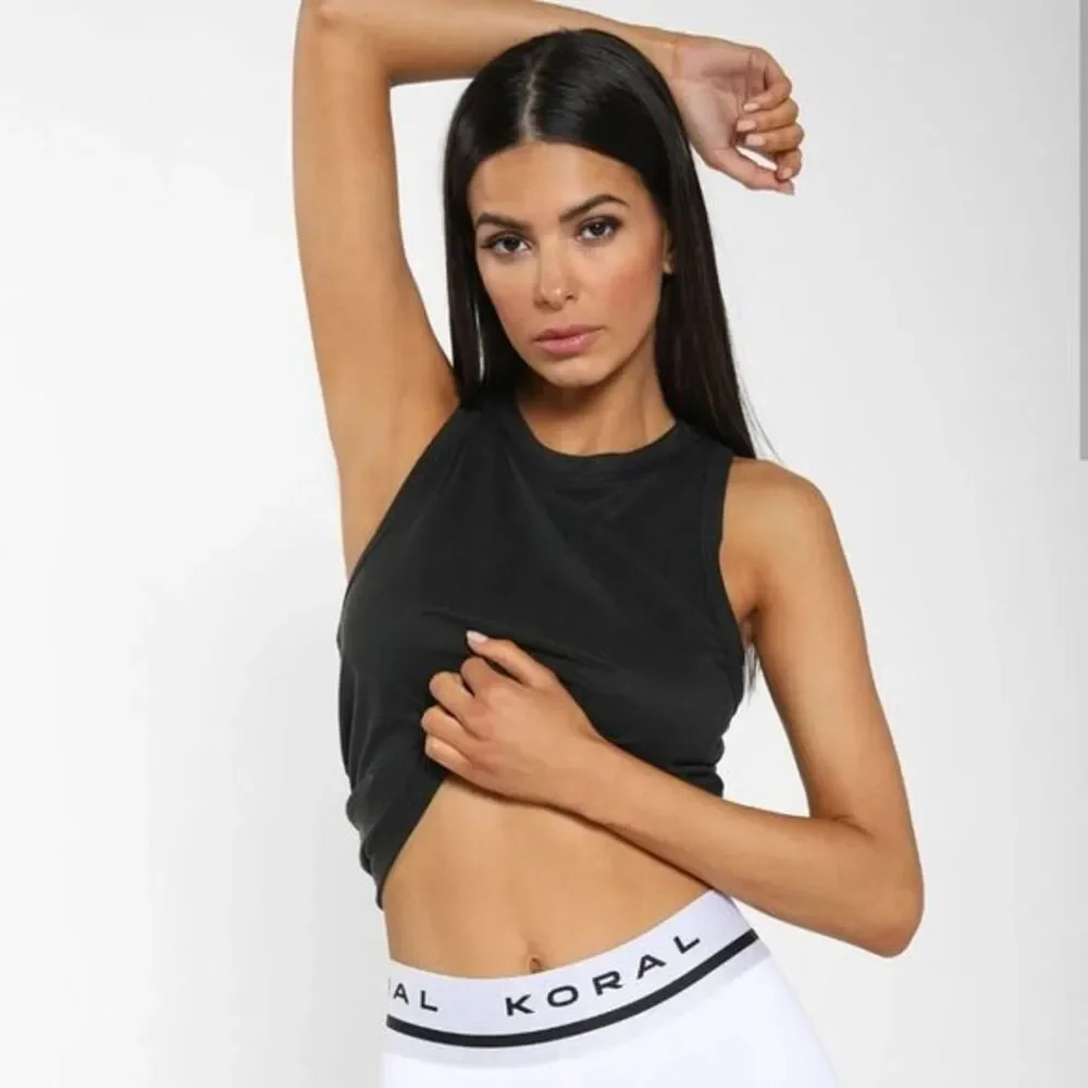 Koral Muscle Cropped Tank Top